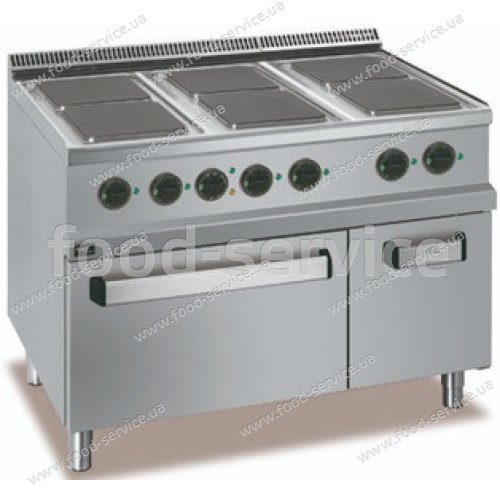 Плита Apach APRE-117FE/PL (PRO) 6 конфорочная с духовкой